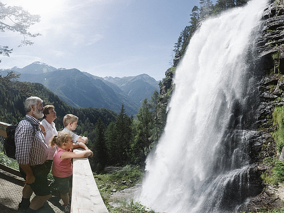 Blick auf Stuibenfall